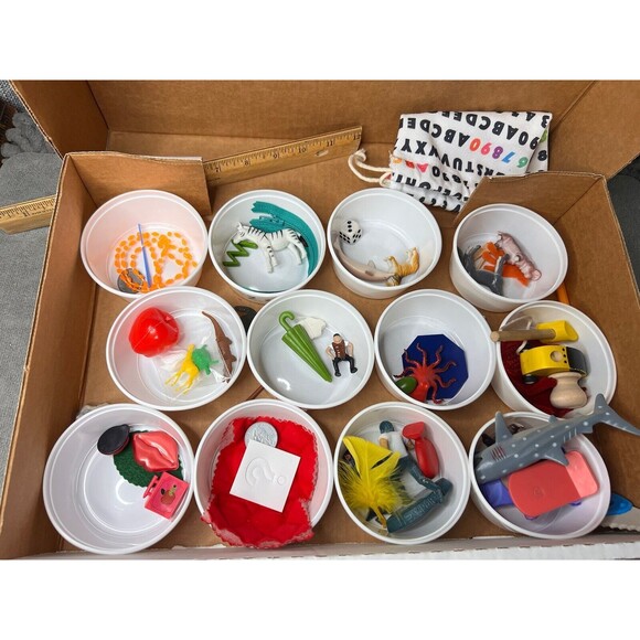 Primary Concepts Hands On Alphabet Set Lot Homeschooling Cards 78 Objects Box - Picture 7 of 12